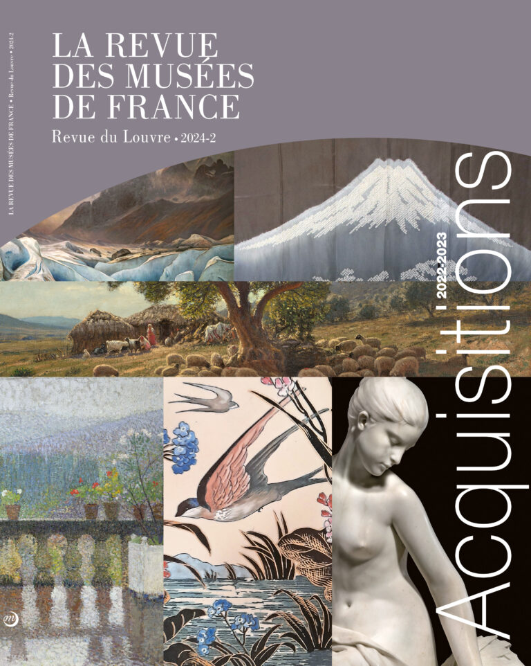 Couverture du magazine La revue des musées de France 2022-2023-représente plusieurs extraits d'oeuvres sur sa couverture